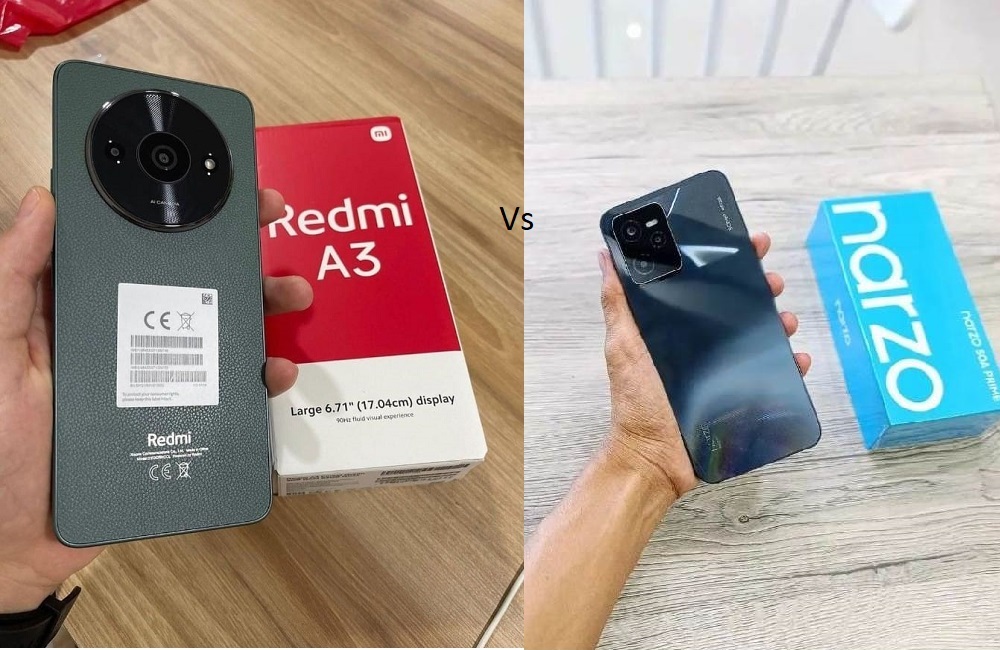 Perbandingan Spesifikasi Redmi A3 Vs Realme Narzo 50A Prime Mana Yang