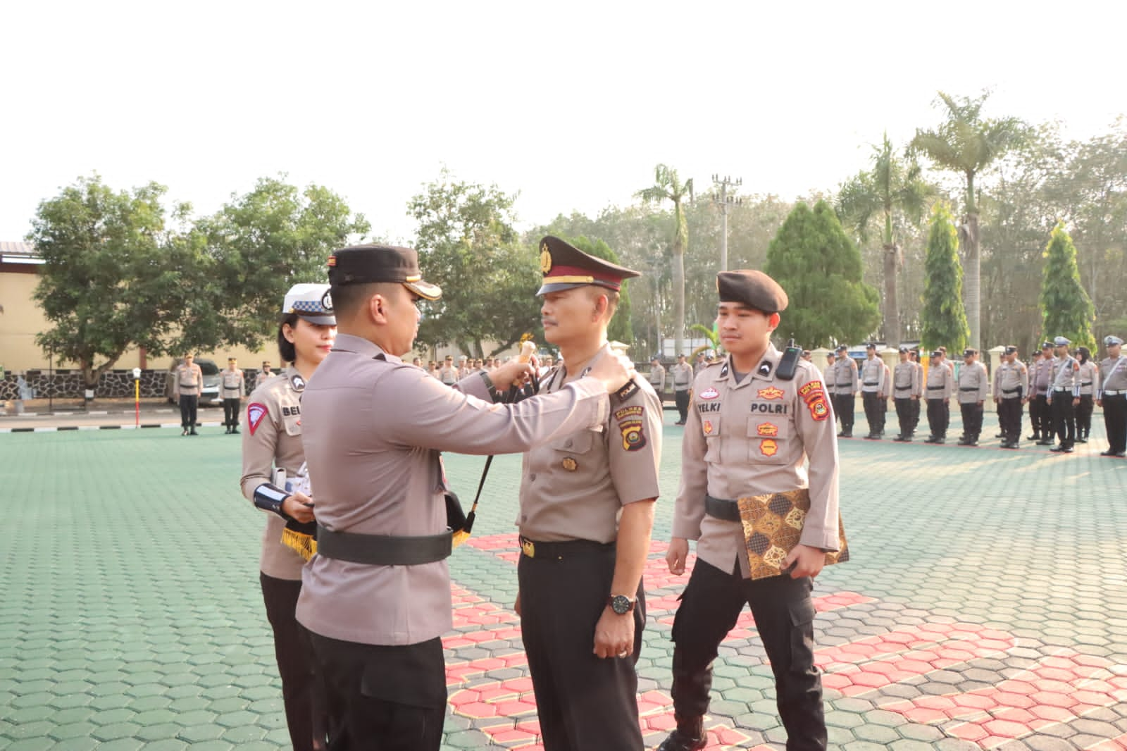 Kapolres Pimpin Kenaikan Pangkat Pengabdian