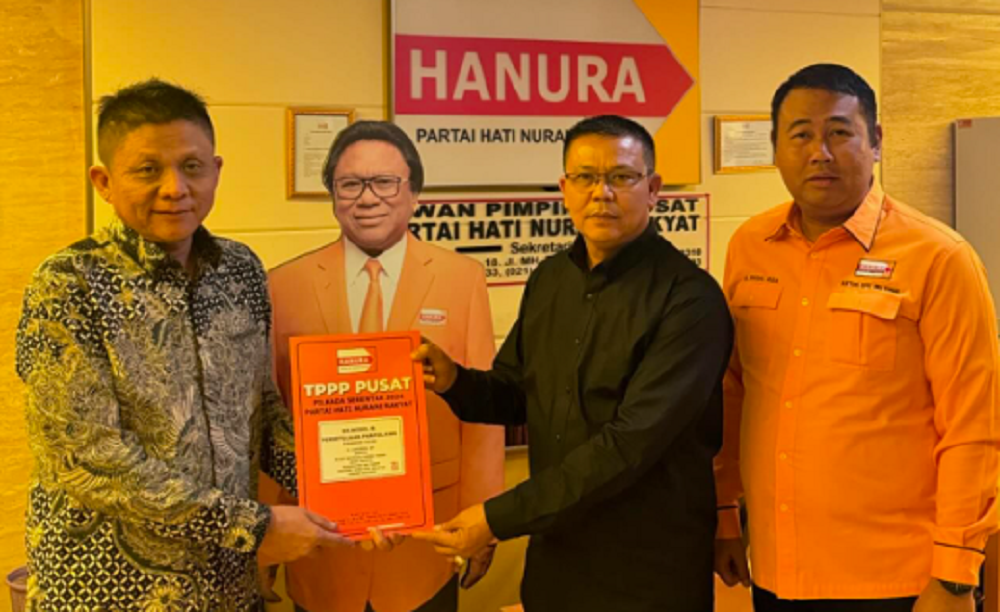 Partai Hanura Resmi Dukung Lanosin Yudha Pilkada Serentak 2024 OKU Timur