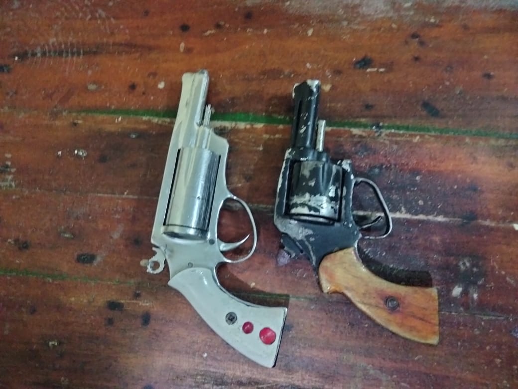 Patroli, Tim Semut Polsek Madang I Tangkap Dua Pria Koboy Bersenpi