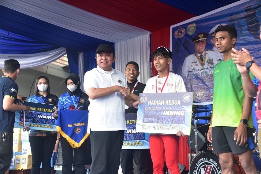 Deru Harapkan Sport Edutainment Fun Run With Lanal Palembang, Jadi Sarana Edukasi Olahraga di Masyarakat