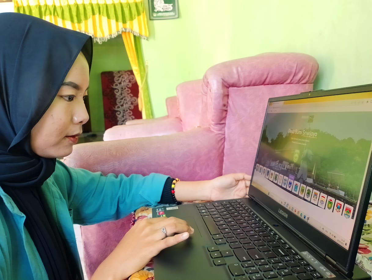 BPS OKU Timur dan Mahasiswa KKN Unuha Hadirkan Data Desa di Web Bumi Sriwijaya