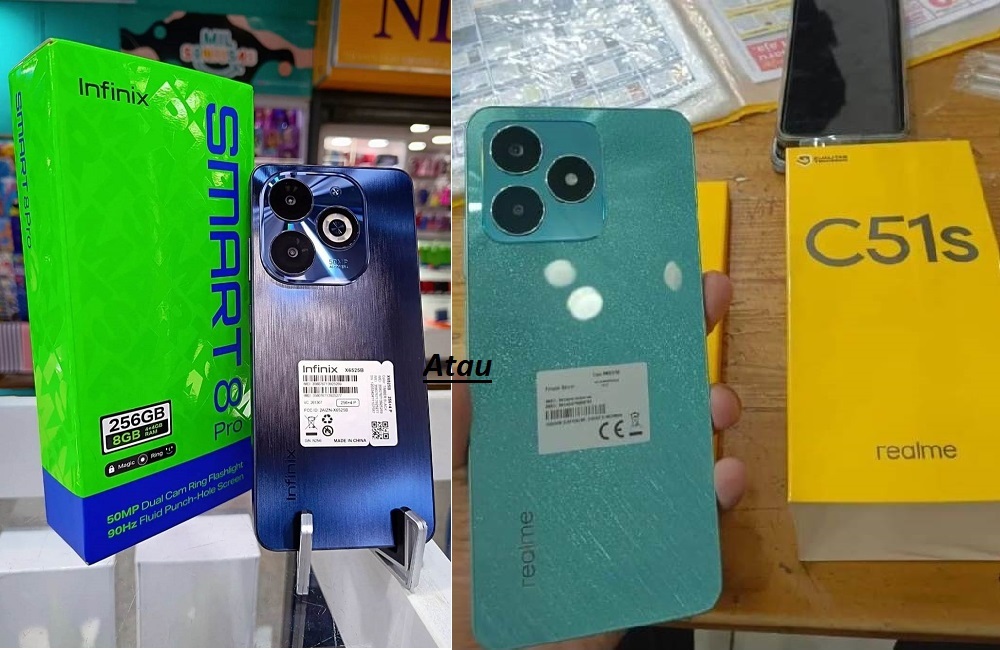 Mending Mana Infinix Smart 8 pro atau Realme C51s, Sama Sama Memiliki Tiga Boba Spesifikasi Unggul Mana?