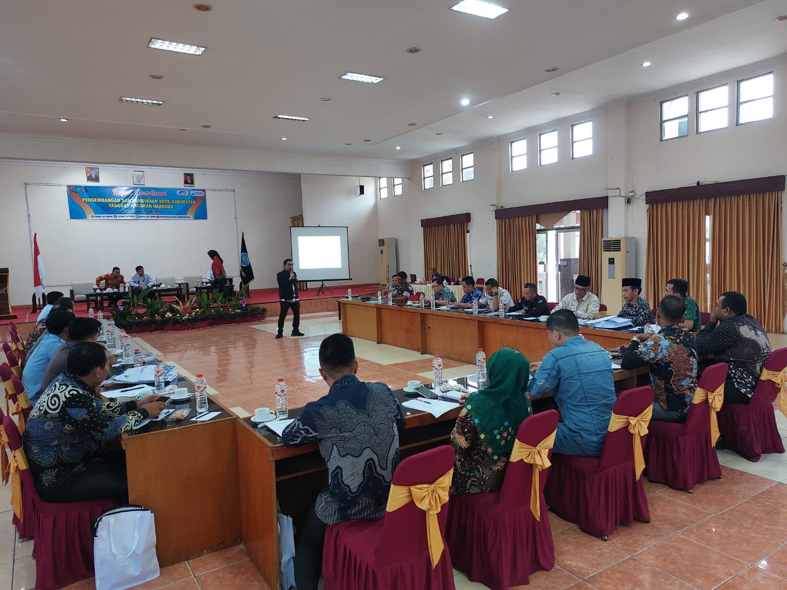 BNNK OKU Timur Gelar Rakor Bersama Forkopimda Bahas Masalah Narkoba di Kotan 