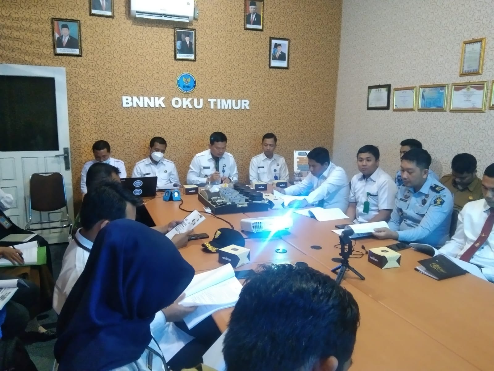 BNNK OKU Timur Sinkronisasi Data Laporan RAN P4GN