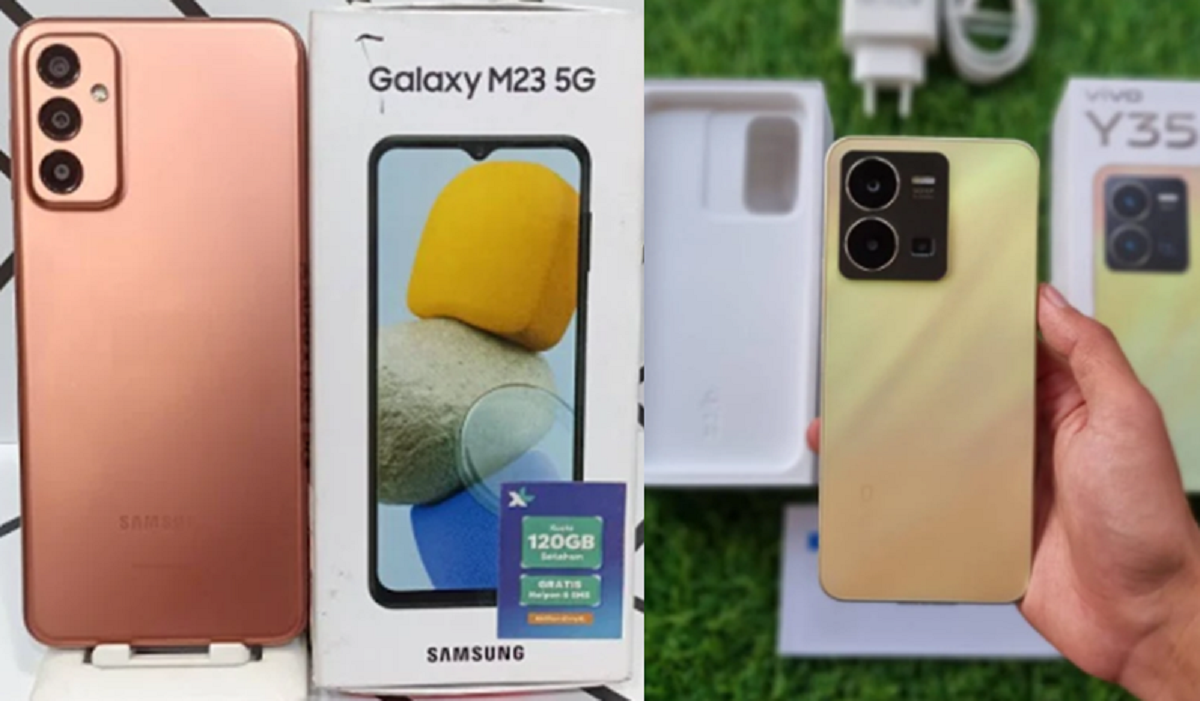 Samsung Galaxy M23 5G atau VIVO Y35, Harga Selisih Tipis, Spesifikasi Unggul Siapa?