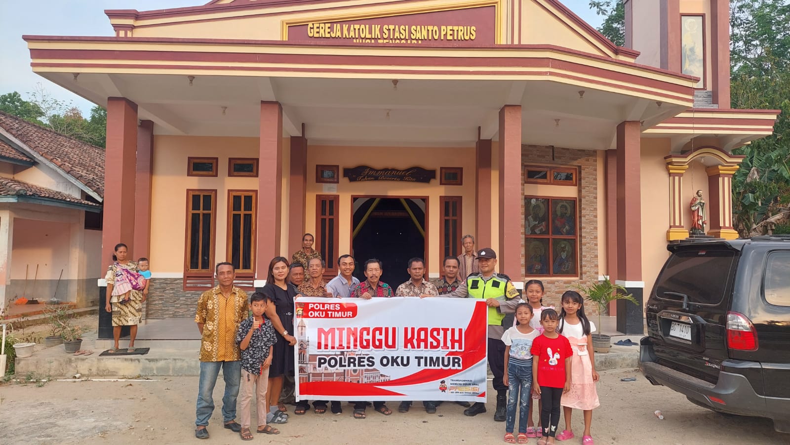 Polsek Belitang III Monitoring Kegiatan Ibadah