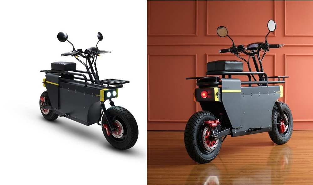 Unik Motor Listrik Katalis Spacebar Evo Electric Scooter, Gunakan Batrai Efisien dah Tahan Lama