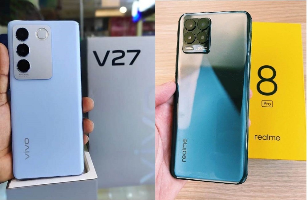 Duel Sengit Vivo V27 5G Vs realme 8 Pro, Cek Perbandingan Spesifikasi Smartphone Mid Range Harga 4 Jutaan