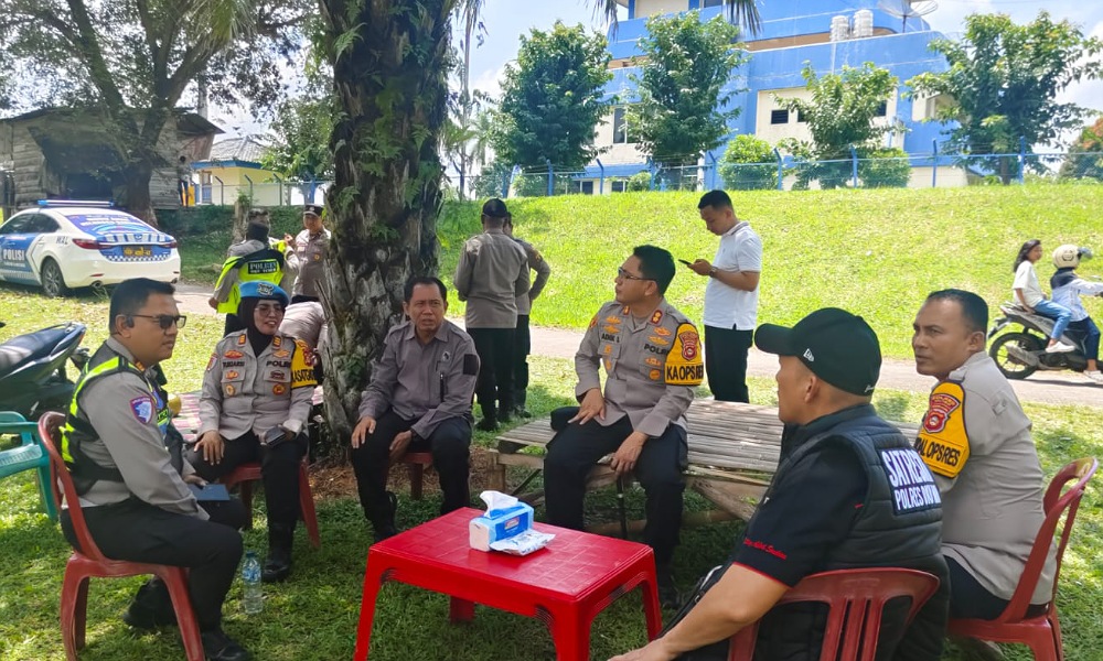 Kapolres Tinjau Pengamanan Objek Wisata di OKU Timur