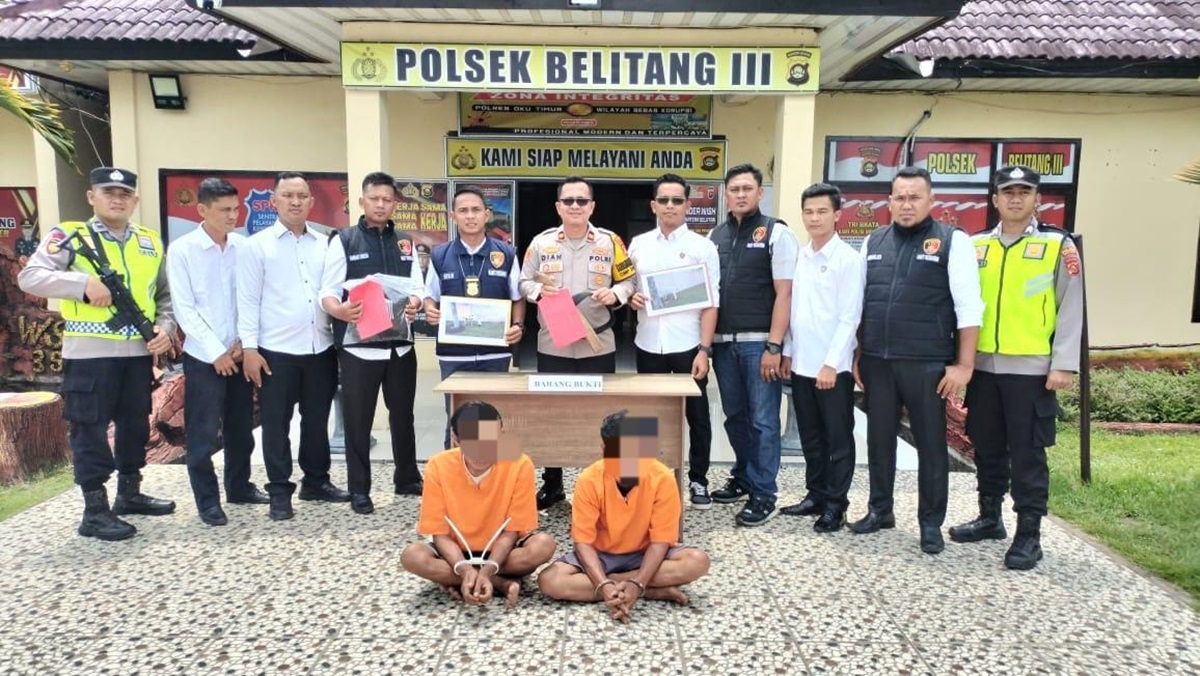 Nekat Curi Kambing, Duo Sekawan Diringkus Polsek Belitang III