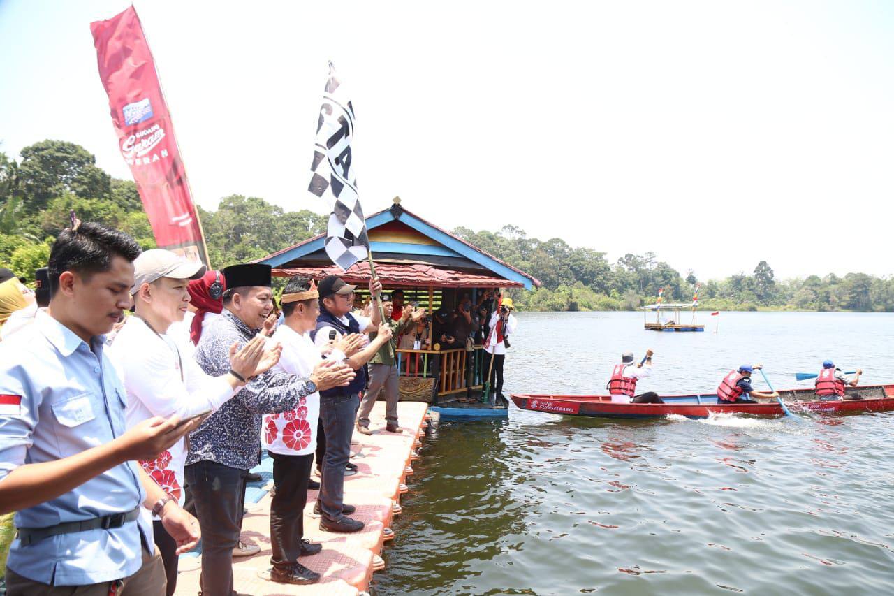 Buka Festival Danau Rayo Ke 4 Tahun 2023 di Muaratara, Gubernur Sumsel Kawasan Ini Jadi Pusat Ekonomi Baru