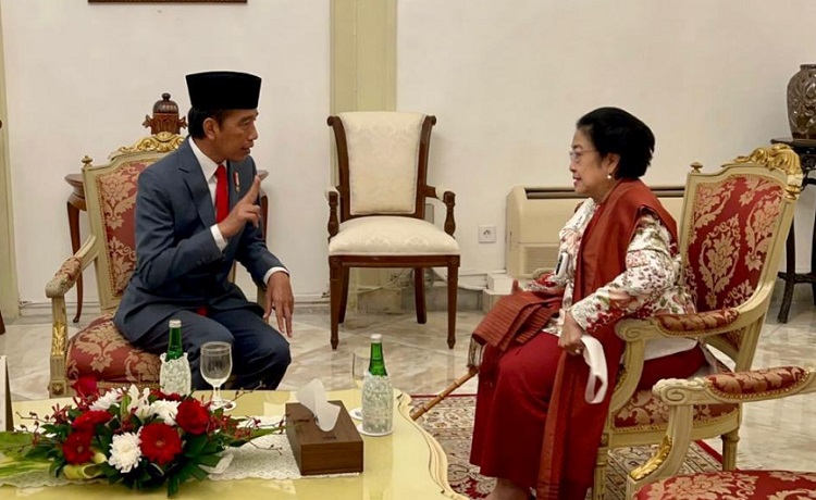 JokowiBertemu Empat Mata dengan Megawati, Ini  yang Mereka Bahas