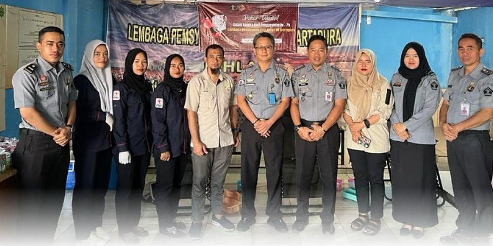 Sambut Hari Pengayoman ke-79, Lapas Martapura Gelar Donor Darah