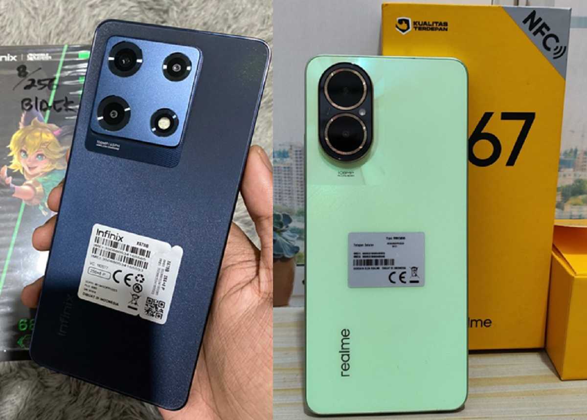 Perbedaan Smartphone Infinix Note 30 Pro dan Realme C67: Kamera Sama Jernihnya, Harga Beda Tipis