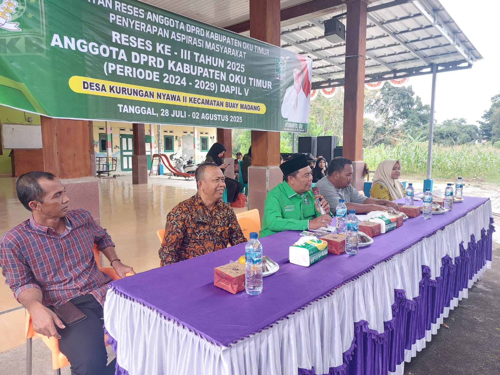 Serap Aspirasi Masyarakat, Ketua DPRD Hermanto Gelar Reses ke III di Desa Kurungan Nyawa II