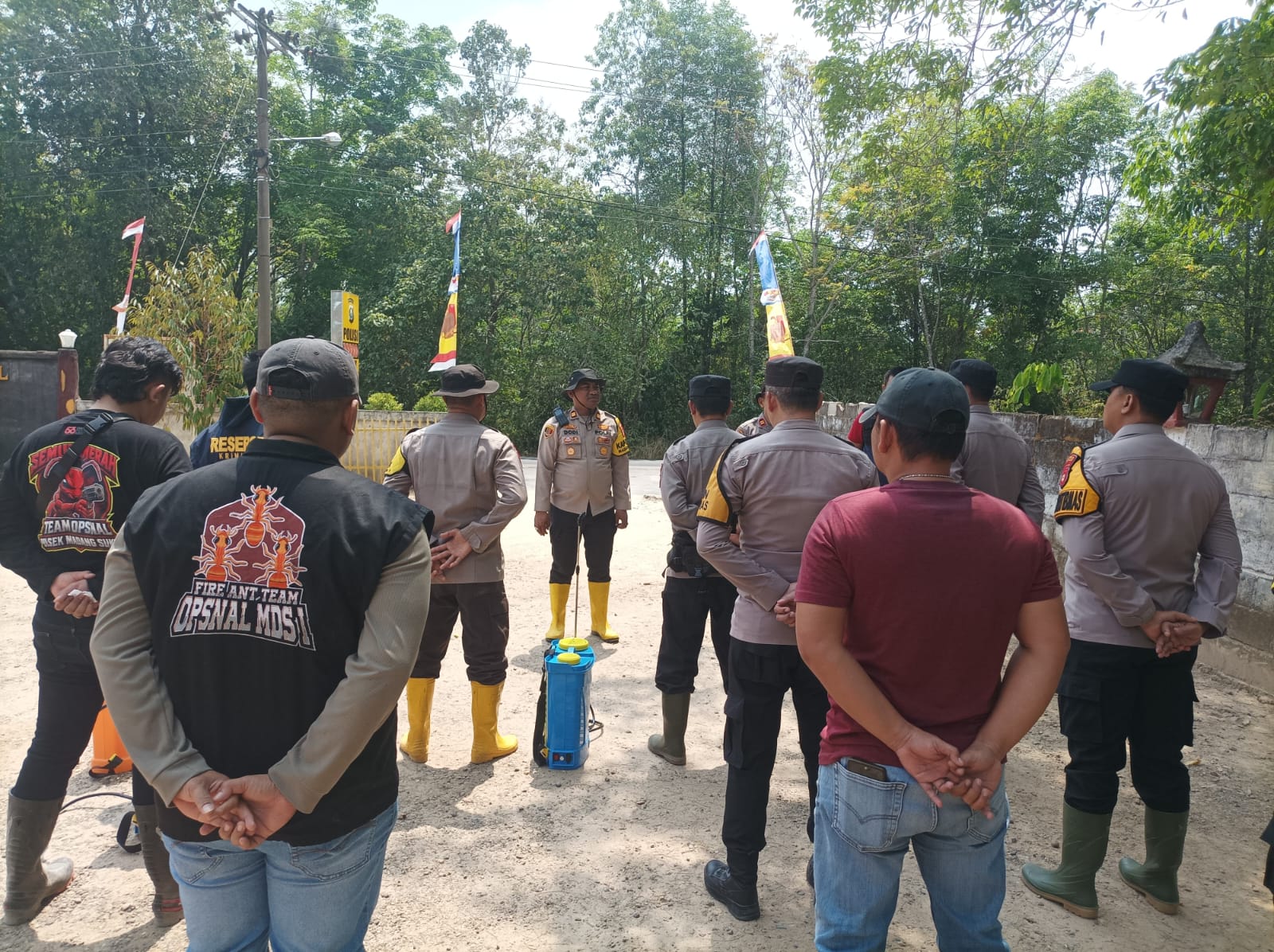 Tekan Resiko Karhutla, Kapolsek IPTU Dodi Mardani Perkuat Mitigasi 