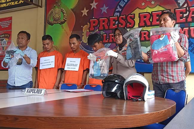 Polisi Bekuk Pelaku Perampokan 2 Alfamart di Prabumulih, Dalangnya  Ternyata Kepala Toko  