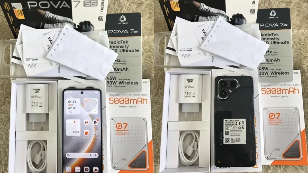 Tecno POVA 7: Usung Chipset Terbaru, Performa Gahar, Baterai Jumbo