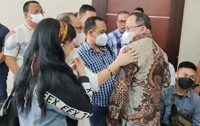 Tiba di Pengadilan Palembang, Dodi Reza Alex: Alhamdulillah Sehat