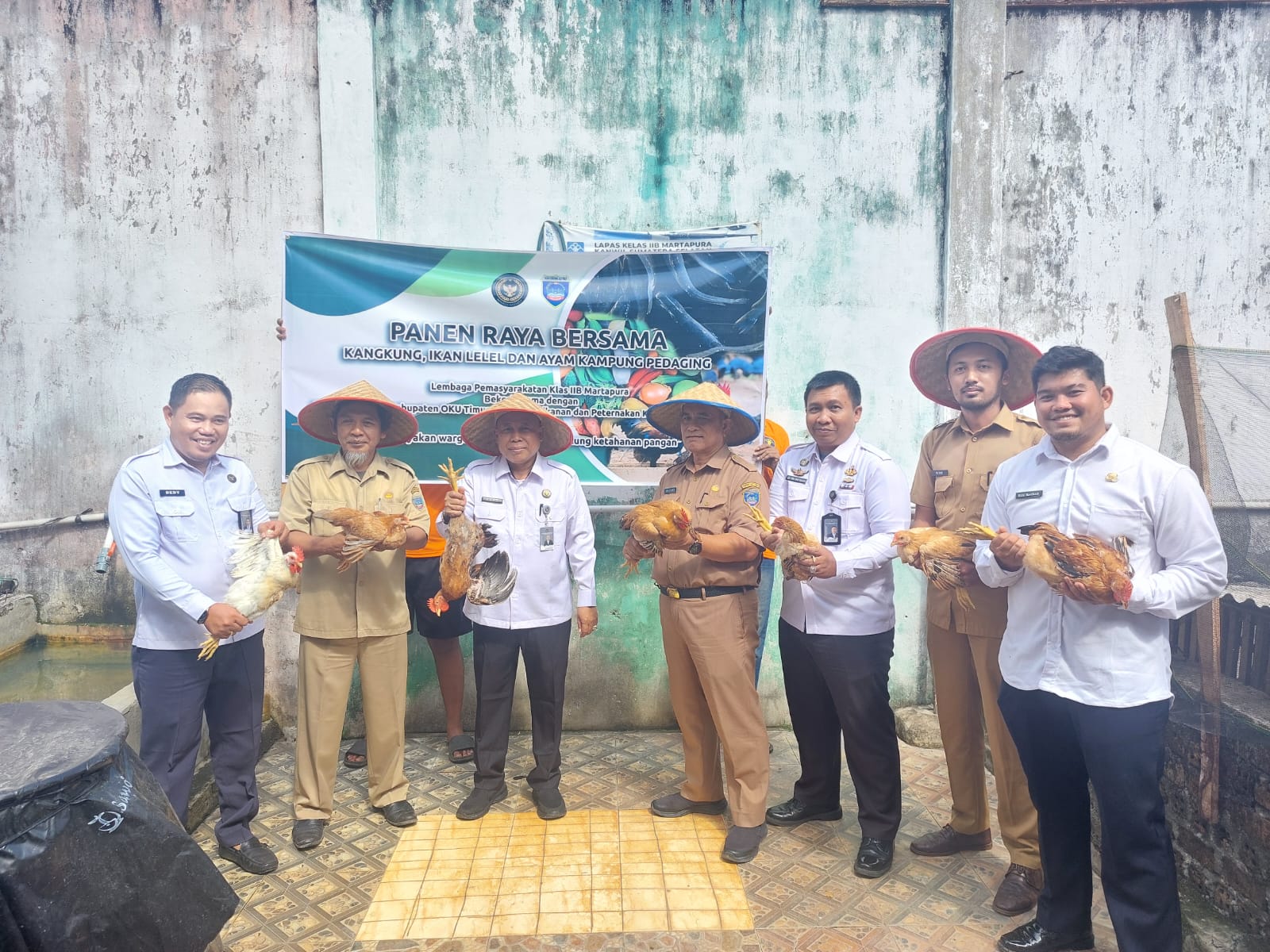 Lapas Martapura Panen Raya, Dari Pertanian, Peternakan Hingga Perikanan 