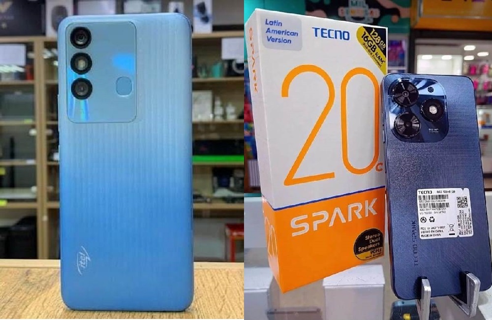 Itel Vision 3 Plus  dan Tecno Spark 20C NFC, Perbandingan Spesifikasi dengan Harga Rp 1 Jutaan