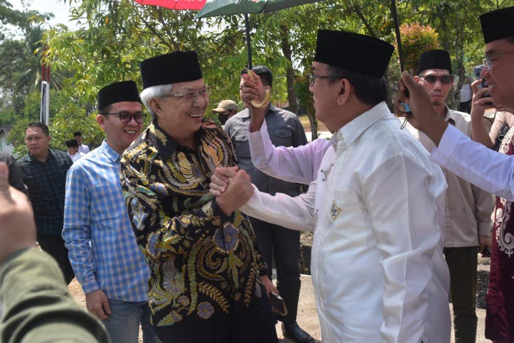 Wagub Mawardi Yahya Hadiri Maulid Nabi Bersama Santri Ponpes Daruss'adah Muaraenim