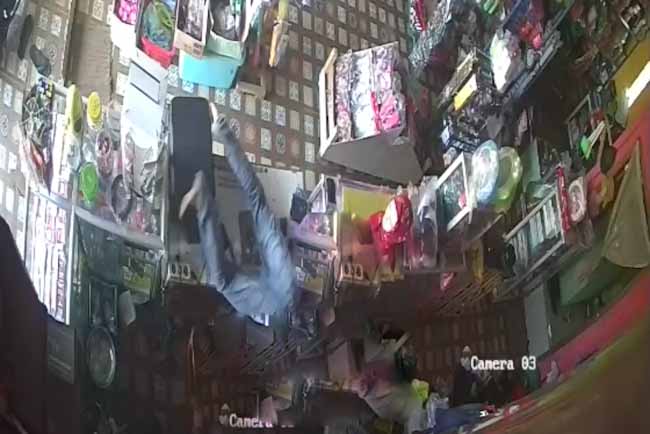 Wanita Pemilik Toko di Gasing Bersimbah Darah Diserang OTD, Videonya Viral, Pelakunya Behasil Ditangkap