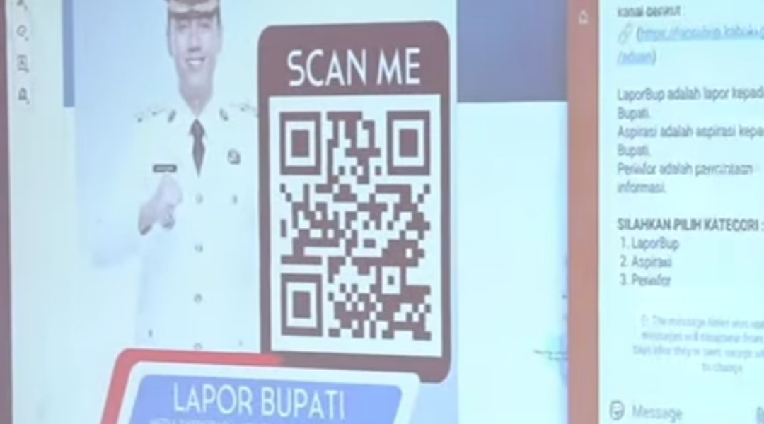 Warga Bisa Lapor ke Bupati OKI Via Portal dan WhatsApp ‘Lapor Bup’