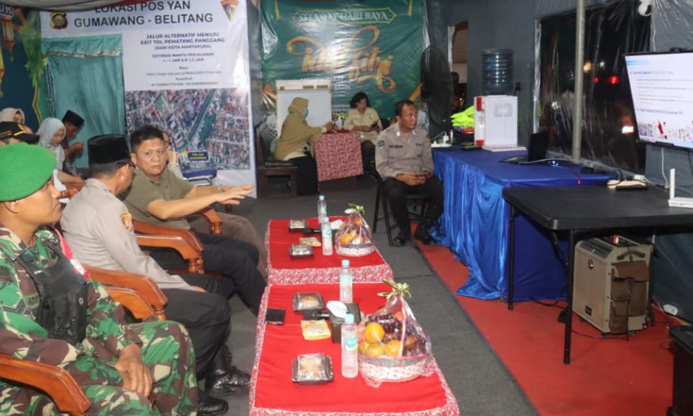 Kapolres dan Bupati OKU Timur Pantau Situasi Keamanan dan Ketertiban Malam Takbiran Idulfitri 1447 H