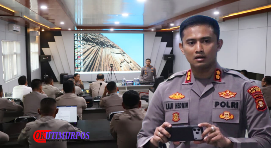 Kapolres OKU Timur Latih Jajaran Teknik Pengambilan Video Landscape untuk Dokumentasi Karhutla