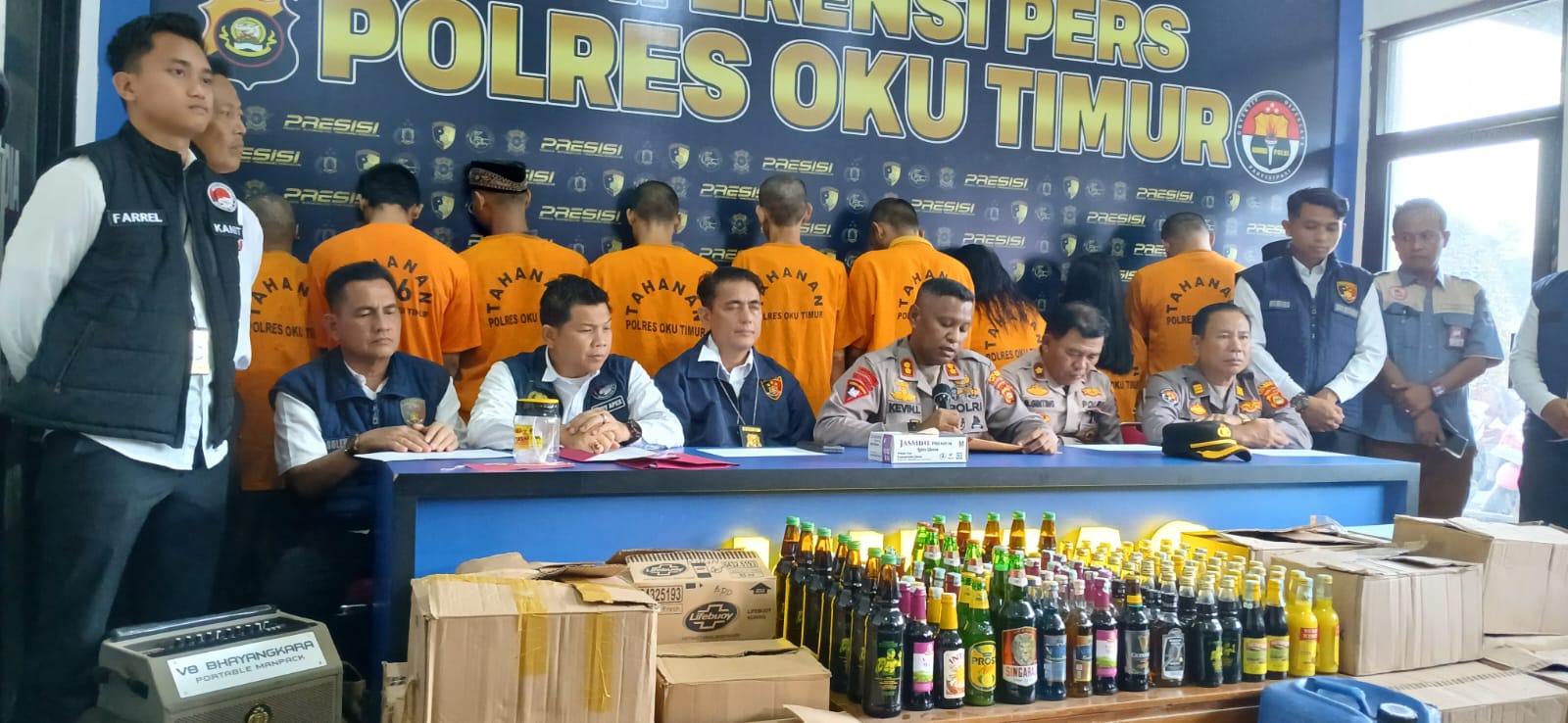 Operasi Pekat Berakhir, Polres OKU Timur Tangkap 14 Pelaku Kejahatan 