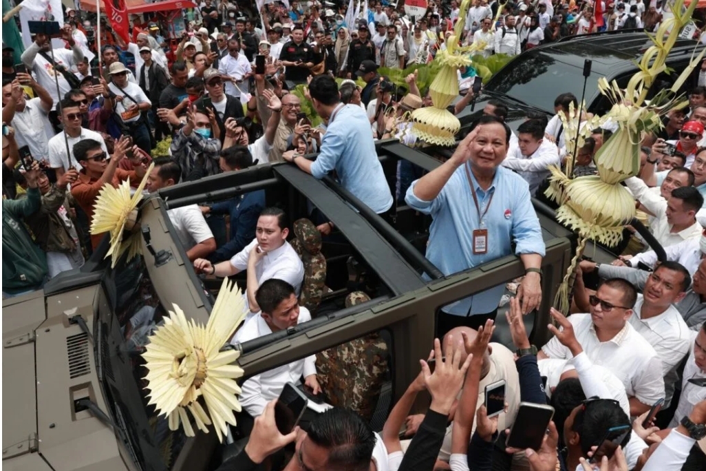 Waw, Naik Maung Prabowo-Gibran Resmi Mendaftar Pilpres ke KPU