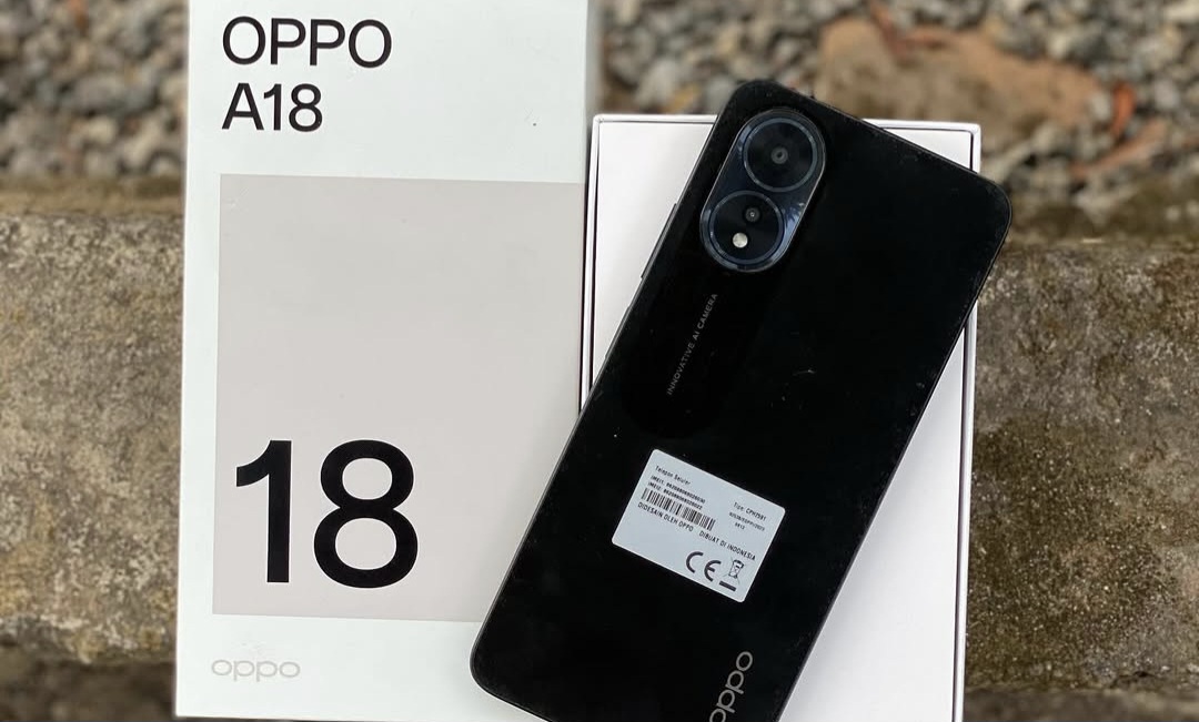 Hp Oppo A18, Harga 1 Jutaan, RAM 8GB dan Baterai Jumbo
