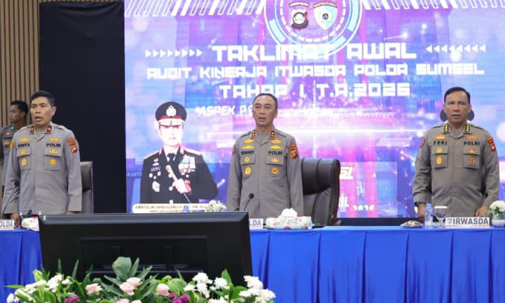 Buka Audit Kinerja 2026, Kapolda Sumsel: Audit Bukan Sekadar Administrasi, Tapi Instrumen Strategis