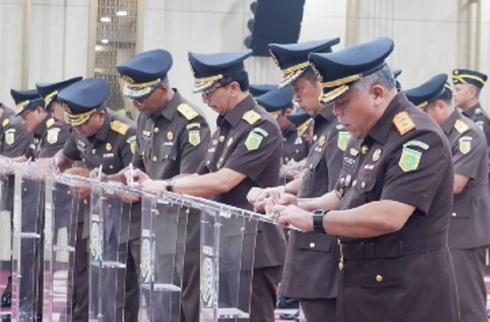 Berikut Daftar Lengkap Nama Kajati Baru dan Pejabat Eselon II  yang Baru dilantik Jaksa Agung