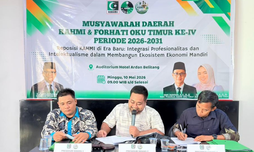 Musda KAHMI OKU Timur: 5 Presidium Terpilih dan Lailun Mubarokah Pimpin FORHATI