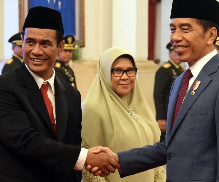 Berikut Sumpah Menteri Pertanian Baru, Andi Amran Sulaiman Usai Dilantik oleh Presiden Jokowi