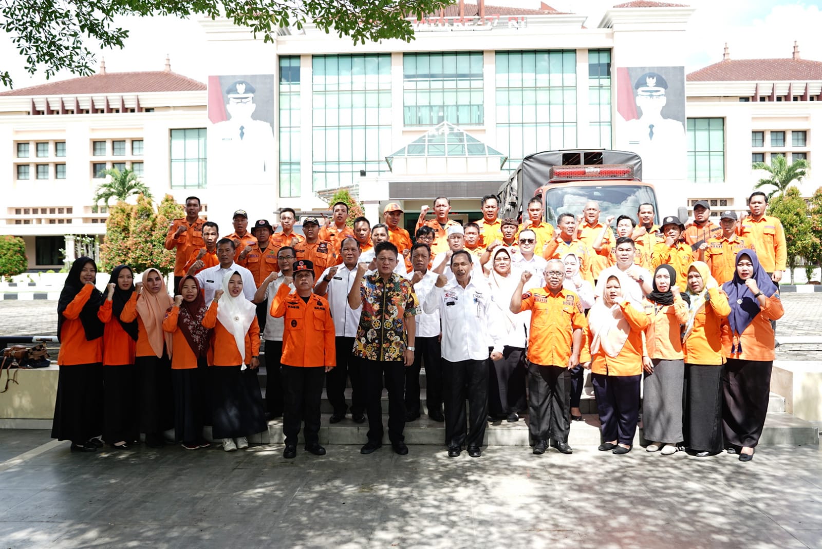 Kesiapsiagaan Bencana, BPBD OKU Timur Bunyikan Sirine Serentak