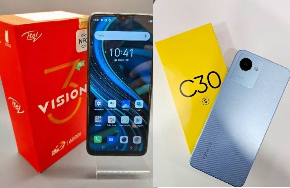 Perbandingan Spesifikasi Itel Vision 3 Plus vs Realme C30sdi Rentang Harga Rp 1 Jutaan