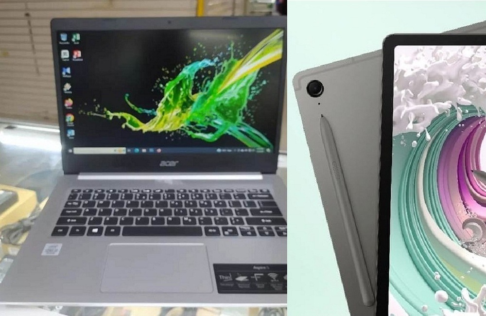 Mending Laptop Acer Aspire 5 A514-55G atau Tablet Samsung Galaxy Tab S9 FE+ 5G, Harga Sama Butuh Mana?