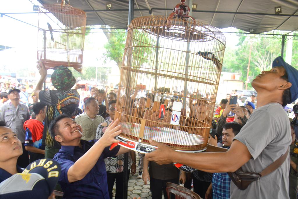 Herman Deru Yakin Kontes Bonsai dan Lomba Burung Berkicau Bersampak Positid Terhadap Geliat Ekonomi Masyarakat