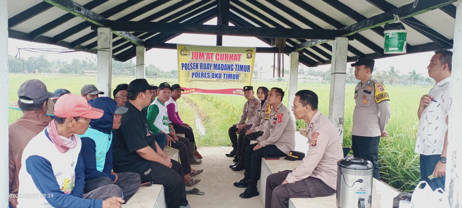 Kelompok Tani Curhat Pupuk Langka dengan Kapolsek Buay Madang Timur