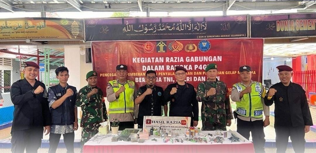 Wujudkan Lapas bersih dari Halinar, Lapas Martapura Gelar Razia Gabungan