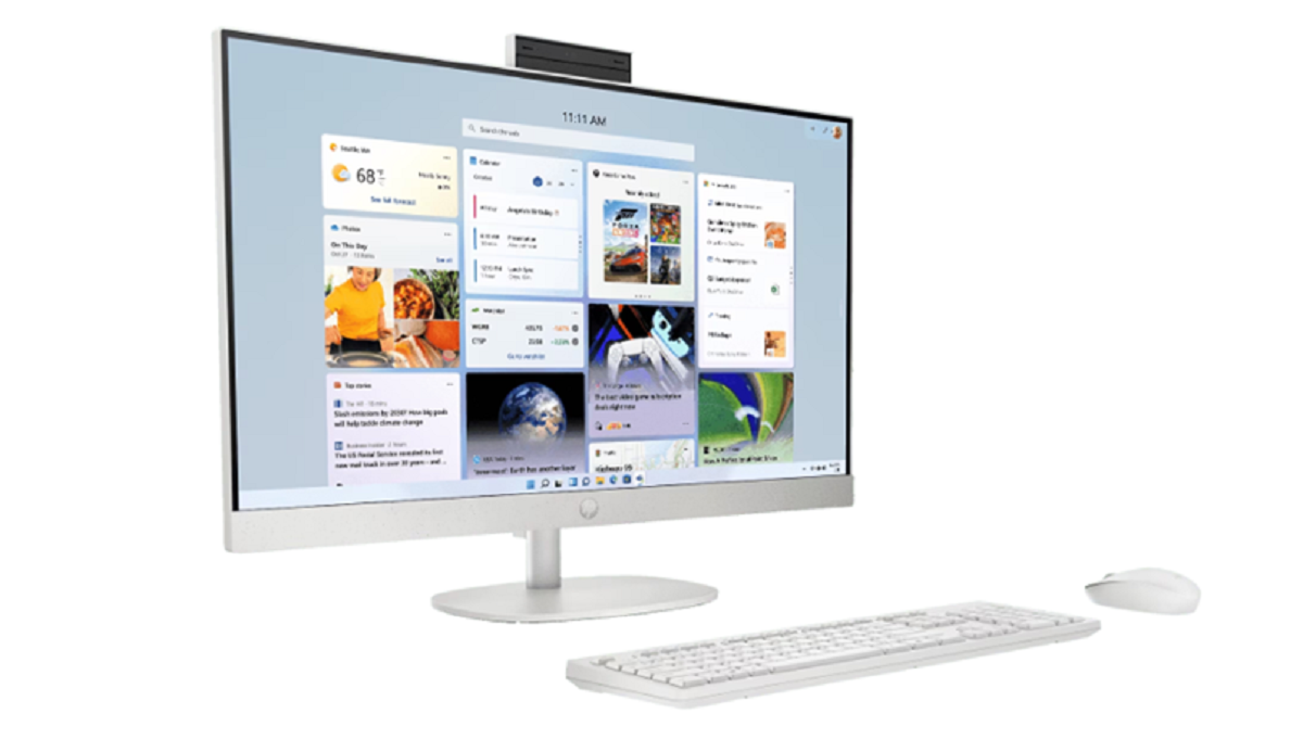 HP PC Desktop All-in-One 27 inci: Performa terjangkau untuk tugas anda setiap hari