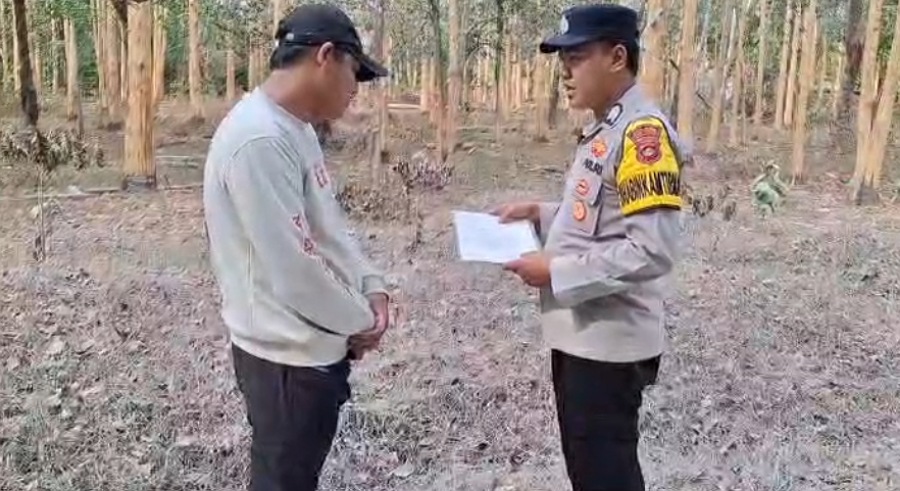 Kegiatan Mitigasi Karhutla Polsek Belitang II: Langkah Edukasi Mencegah Kebakaran Hutan di OKU Timur