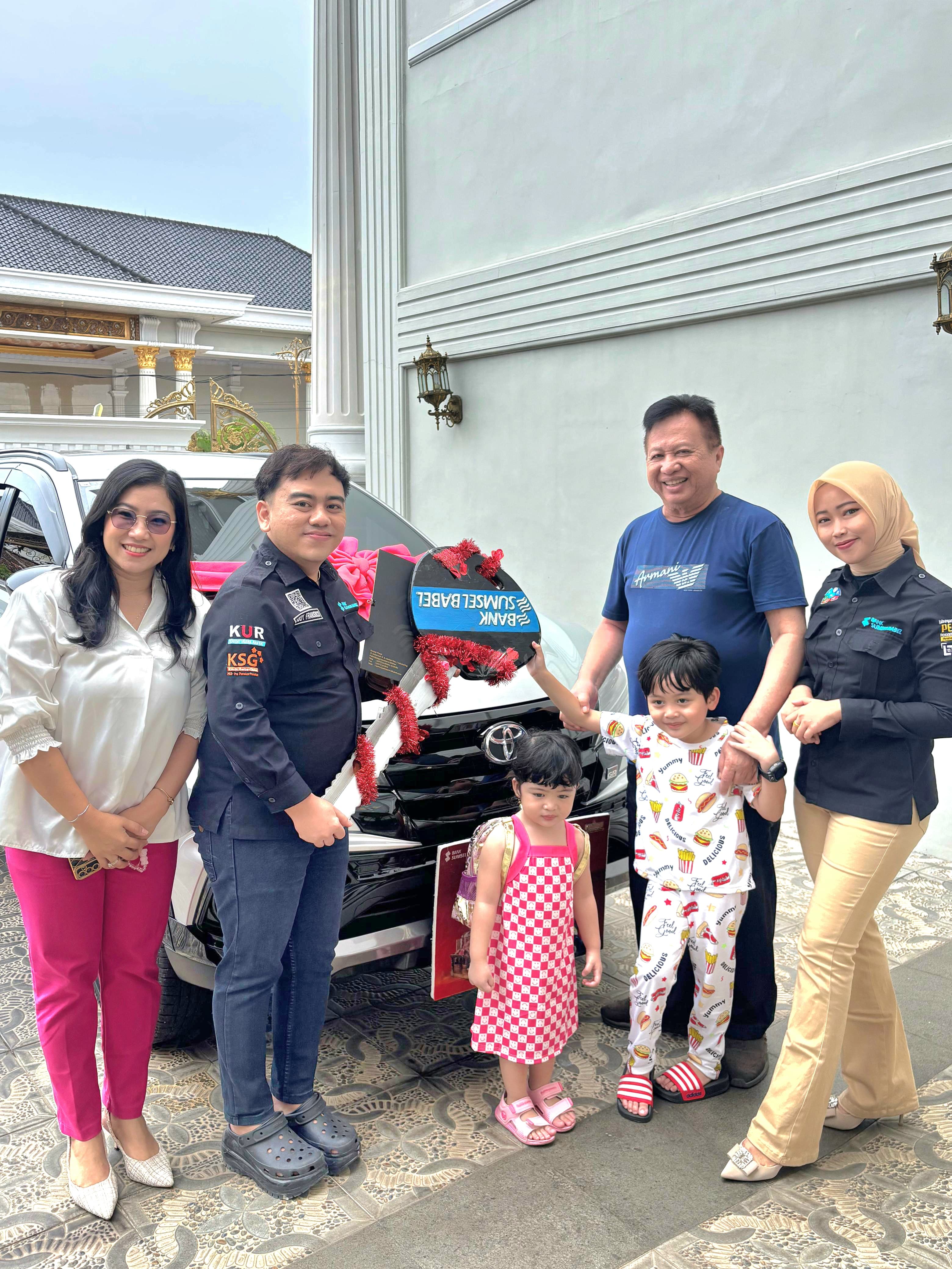 BSB Cabang Martapura Gelar Undian Tabungan Pesirah, Garaika Pemenang Hadiah Grand Prize Toyota Rush 