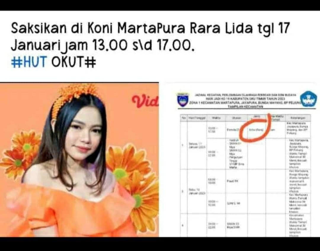 Nantikan, Artis Rara Lida Bakal Goyang OKU Timur