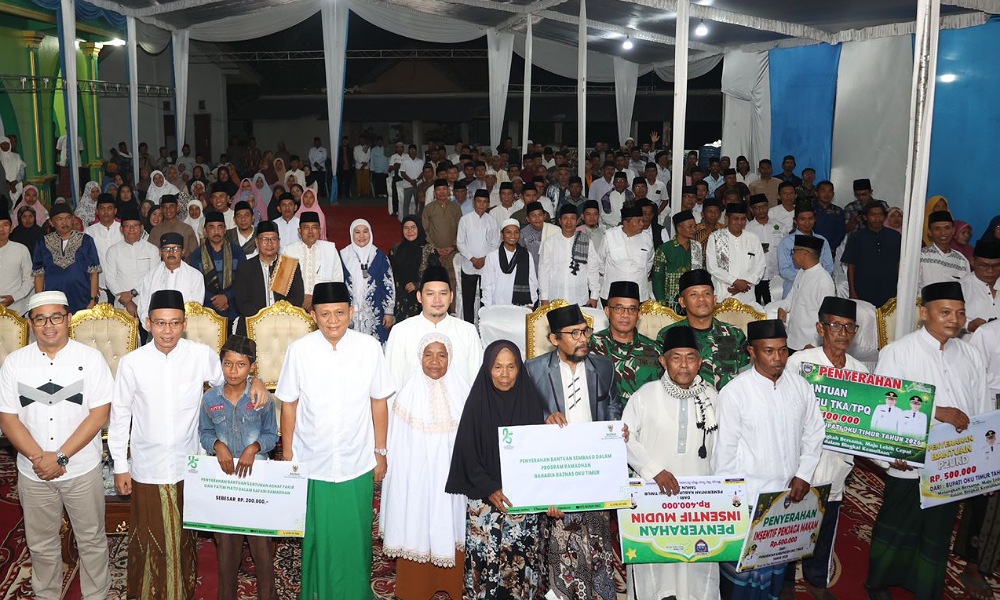 Enos - Yudha: Safari Ramadhan, Optimis dengan Nilai Kemuliaan Hingga Tercapainya Pembangunan di OKU Timur