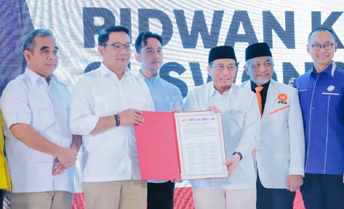 12 KIM Plus Deklarasi Usung Ridwan Kamil dan Suswono Maju Calon Gubernur Jakarta 2024